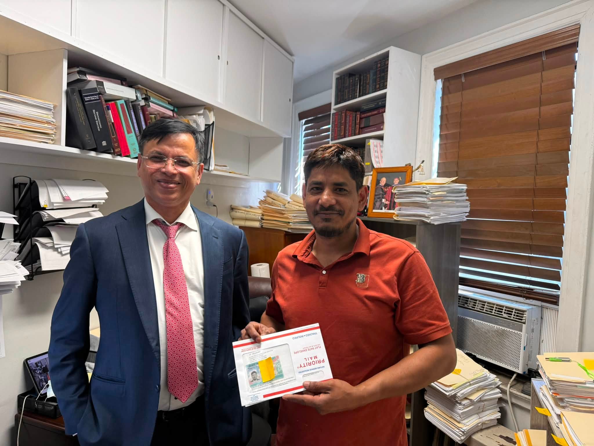 Employment & Resident Card Received